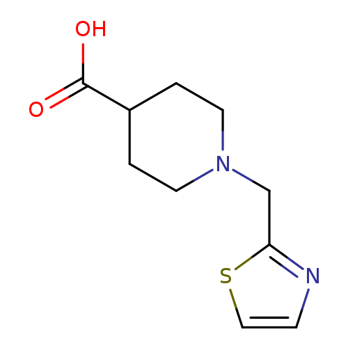 1-(1,3-Thiazol-2-ylmethyl)piperidine-4-carboxylic acid