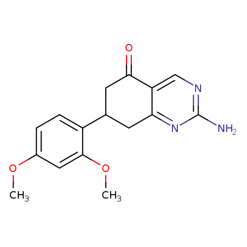 2-Amino-7-(2,4-dimethoxyphenyl)-7,8-dihydroquinazolin-5(6h)-one