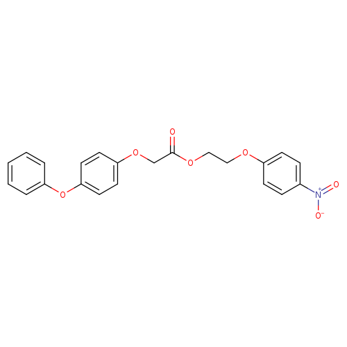 2-(4-nitrophenoxy)ethyl 2-(4-phenoxyphenoxy)acetate