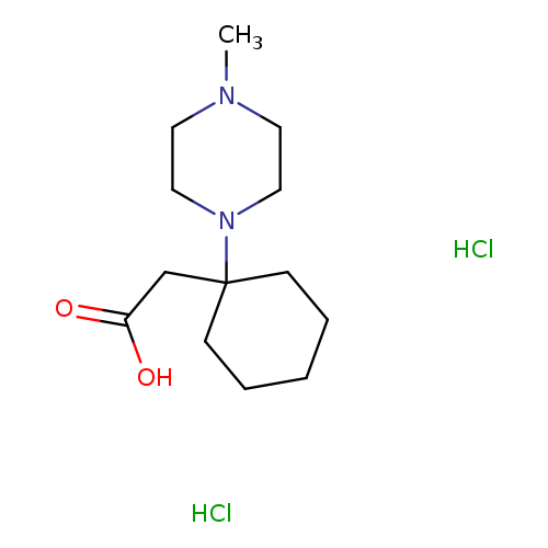 2-[1-(4-methylpiperazin-1-yl)cyclohexyl]acetic acid dihydrochloride