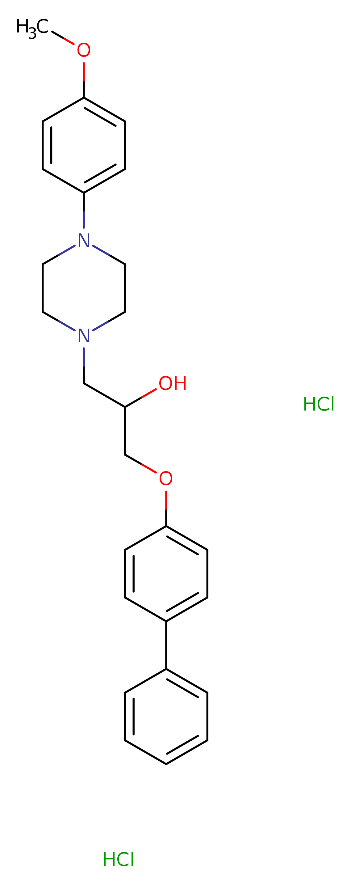 1-{[1,1'-biphenyl]-4-yloxy}-3-[4-(4-methoxyphenyl)piperazin-1-yl]propan-2-ol dihydrochloride