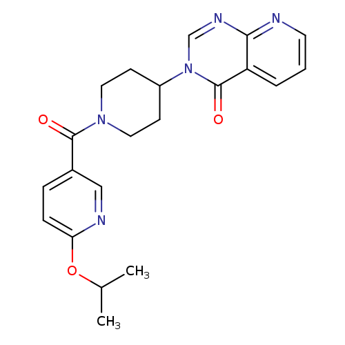 3-{1-[6-(propan-2-yloxy)pyridine-3-carbonyl]piperidin-4-yl}-3H,4H-pyrido[2,3-d]pyrimidin-4-one
