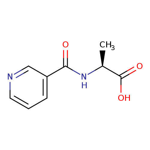N-(Pyridin-3-ylcarbonyl)-l-alanine