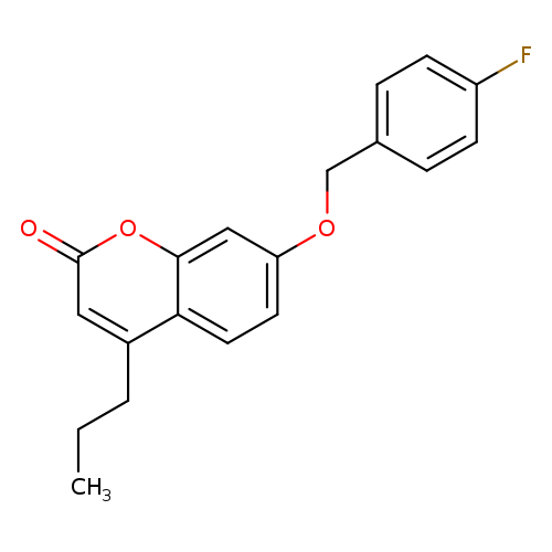 7-[(4-fluorophenyl)methoxy]-4-propyl-2H-chromen-2-one