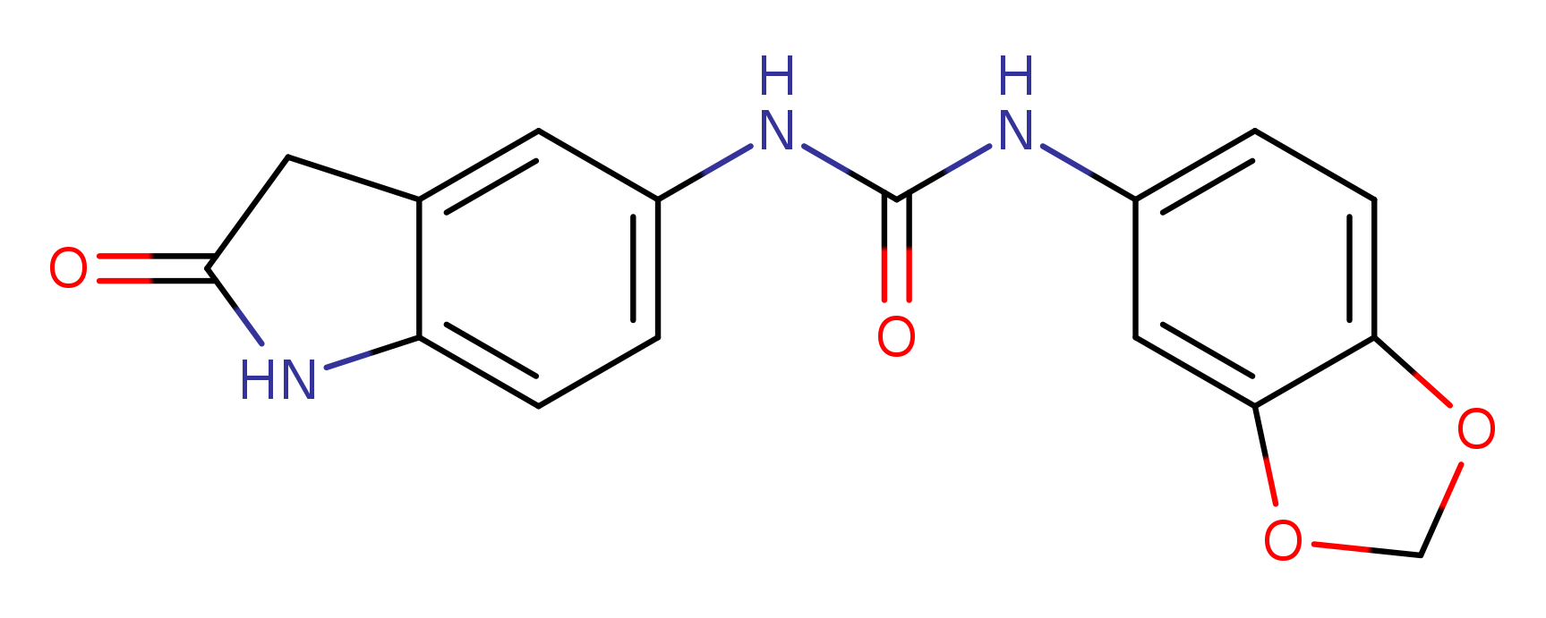 1-(2H-1,3-benzodioxol-5-yl)-3-(2-oxo-2,3-dihydro-1H-indol-5-yl)urea