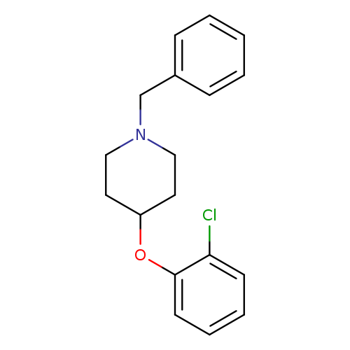 1-BENZYL-4-(2-CHLOROPHENOXY)PIPERIDINE