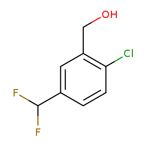 [2-chloro-5-(difluoromethyl)phenyl]methanol