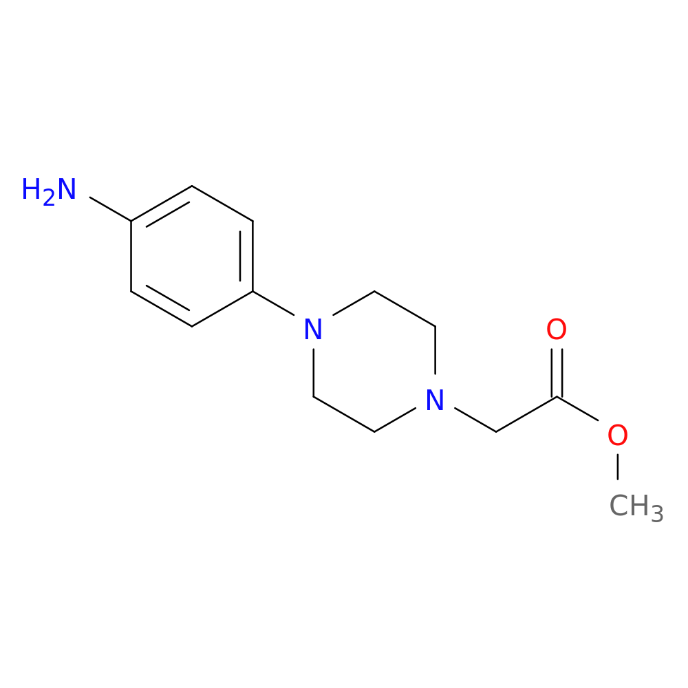 methyl 2-[4-(4-aminophenyl)piperazin-1-yl]acetate