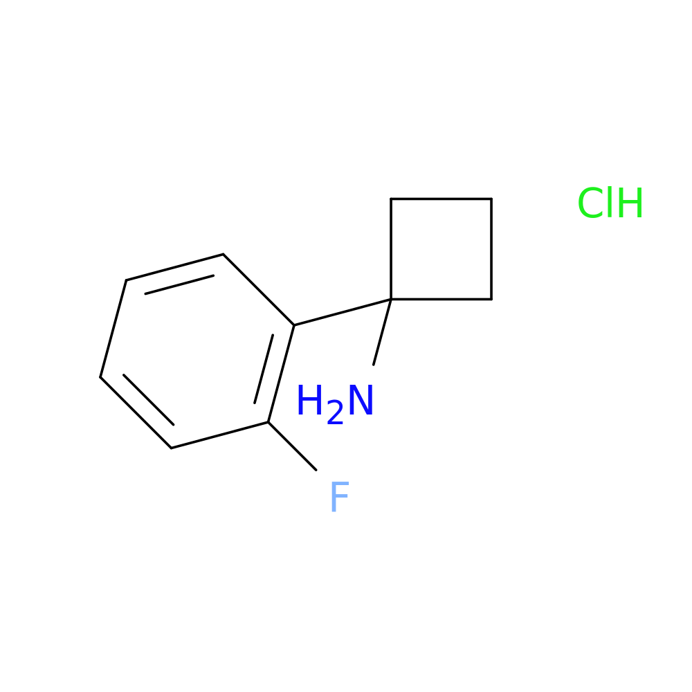 1-(2-Fluorophenyl)cyclobutanamine hydrochloride