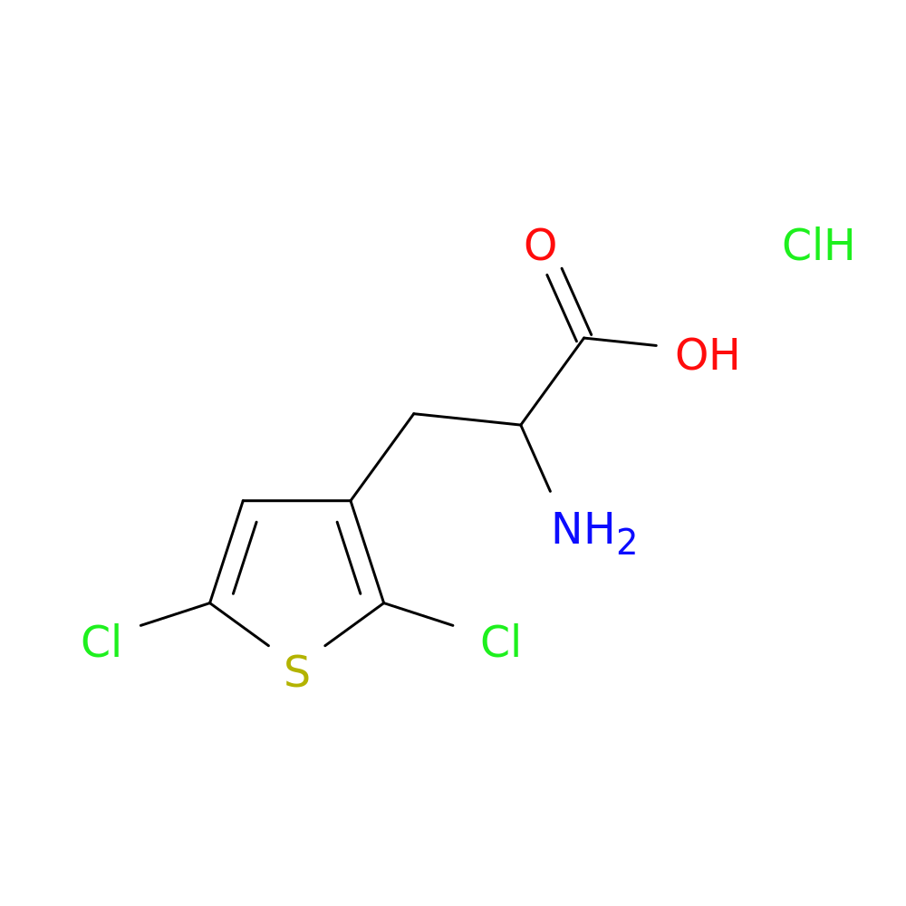 2-amino-3-(2,5-dichlorothiophen-3-yl)propanoic acid hydrochloride