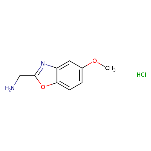 [(5-methoxy-1,3-benzoxazol-2-yl)methyl]amine hydrochloride