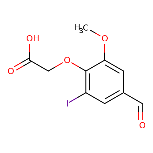 (4-formyl-2-iodo-6-methoxyphenoxy)acetic acid