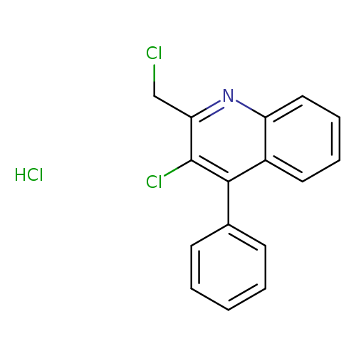 3-chloro-2-(chloromethyl)-4-phenylquinoline hydrochloride