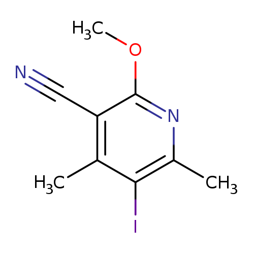 5-Iodo-2-methoxy-4,6-dimethylnicotinonitrile
