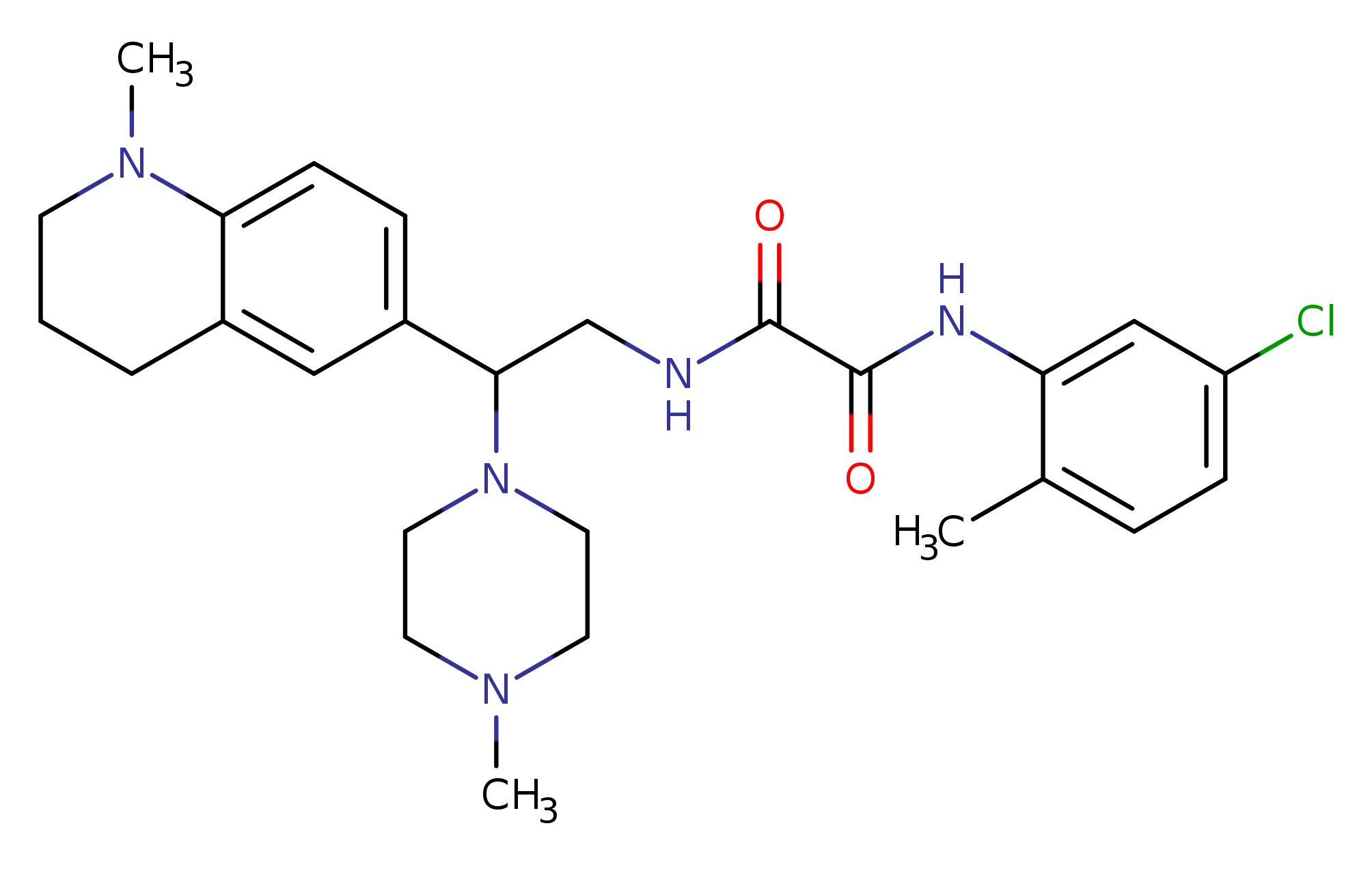 N'-(5-chloro-2-methylphenyl)-N-[2-(1-methyl-1,2,3,4-tetrahydroquinolin-6-yl)-2-(4-methylpiperazin-1-yl)ethyl]ethanediamide