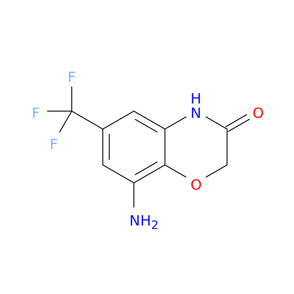 8-Amino-6-(trifluoromethyl)-3,4-dihydro-2H-1,4-benzoxazin-3-one