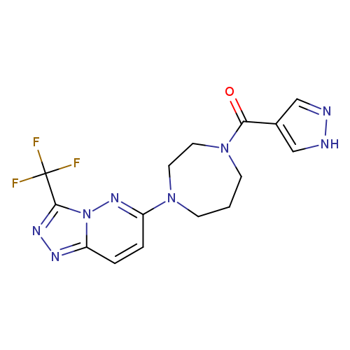 1-(1H-pyrazole-4-carbonyl)-4-[3-(trifluoromethyl)-[1,2,4]triazolo[4,3-b]pyridazin-6-yl]-1,4-diazepane