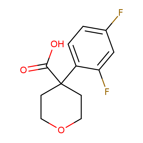 4-(2,4-difluorophenyl)oxane-4-carboxylic acid