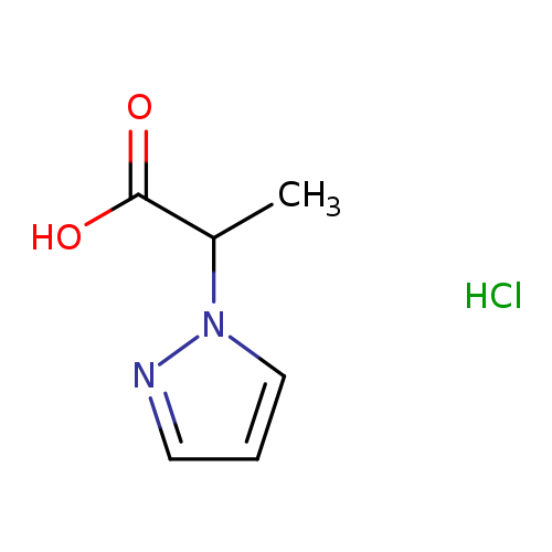 2-(1H-pyrazol-1-yl)propanoic acid hydrochloride