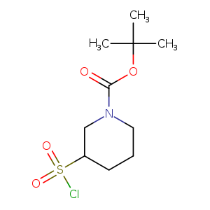 1-Piperidinecarboxylic acid, 3-(chlorosulfonyl)-, 1,1-dimethylethyl ester