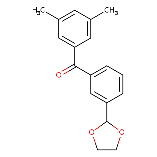 3,5-Dimethyl-3'-(1,3-dioxolan-2-yl)benzophenone