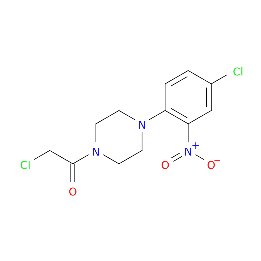 2-chloro-1-[4-(4-chloro-2-nitrophenyl)piperazin-1-yl]ethan-1-one