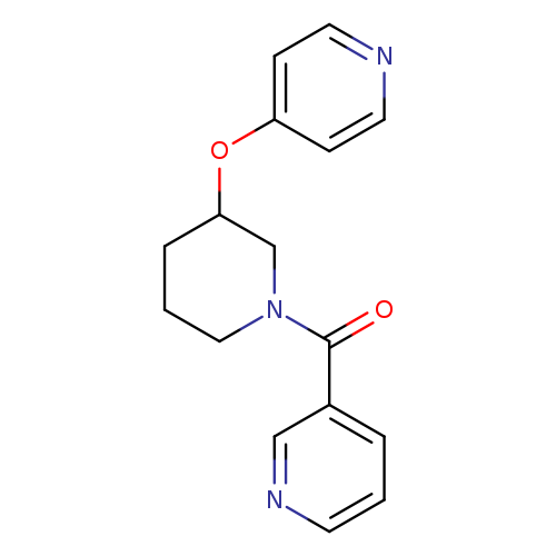 3-[3-(pyridin-4-yloxy)piperidine-1-carbonyl]pyridine