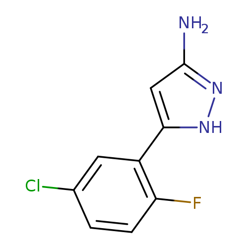5-(5-chloro-2-fluorophenyl)-1H-pyrazol-3-amine