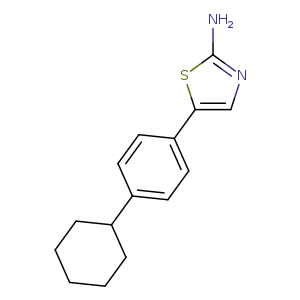 5-(4-Cyclohexylphenyl)thiazol-2-amine
