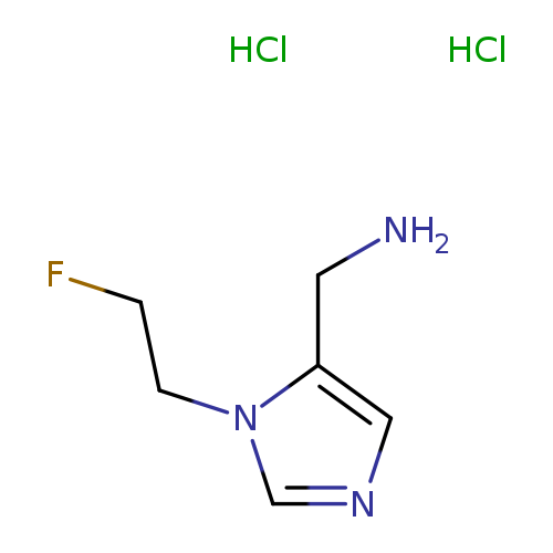 1-[1-(2-fluoroethyl)-1H-imidazol-5-yl]methanamine dihydrochloride
