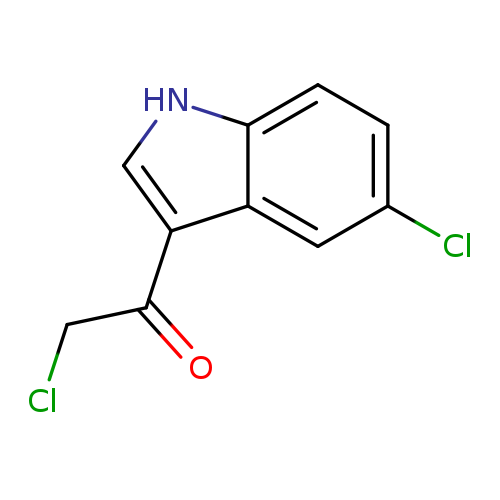 2-Chloro-1-(5-chloro-1h-indol-3-yl)ethanone