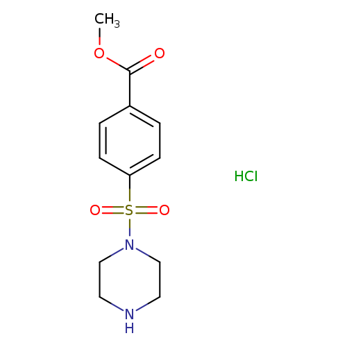 Methyl 4-(piperazin-1-ylsulfonyl)benzoate hydrochloride