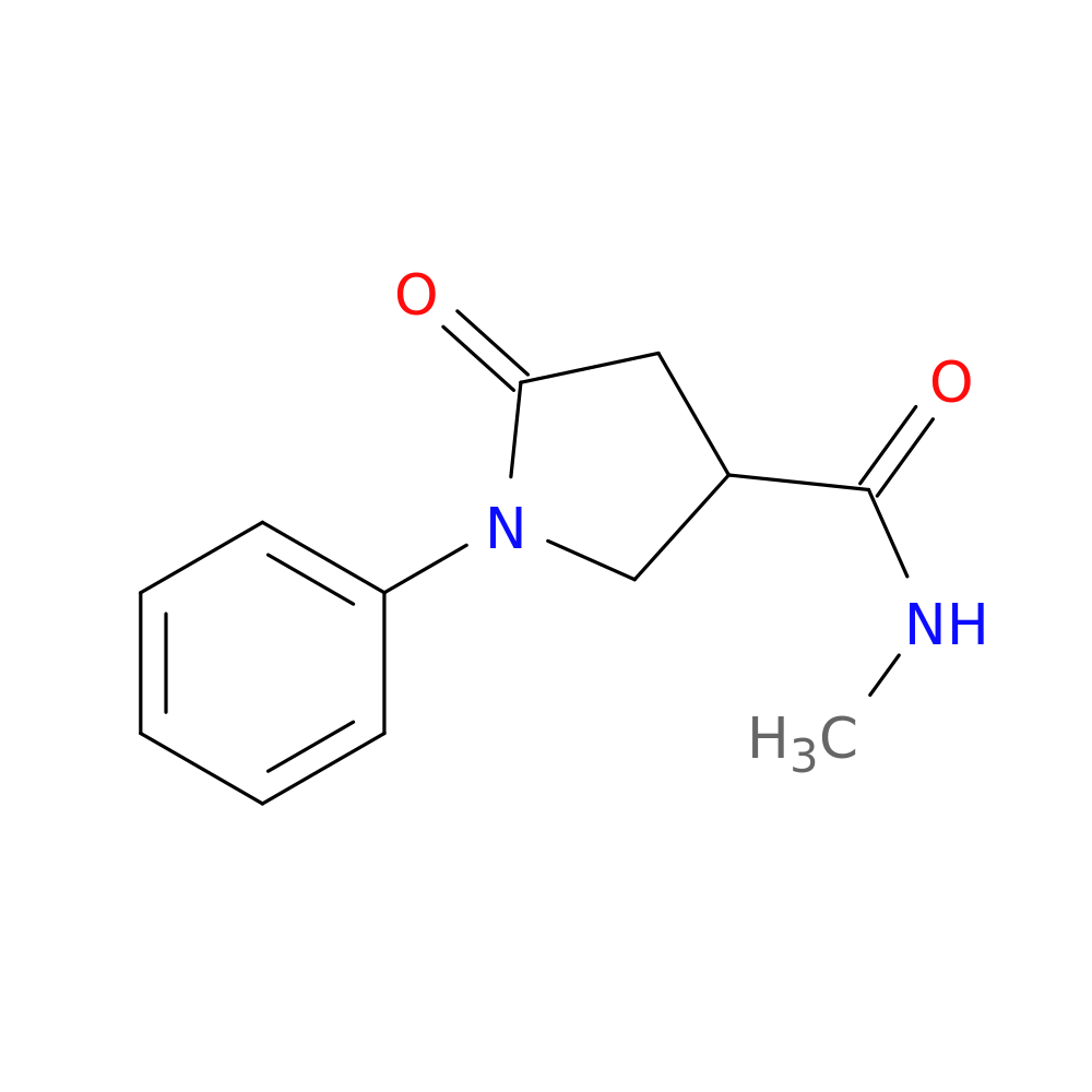 N-Methyl-5-oxo-1-phenylpyrrolidine-3-carboxamide