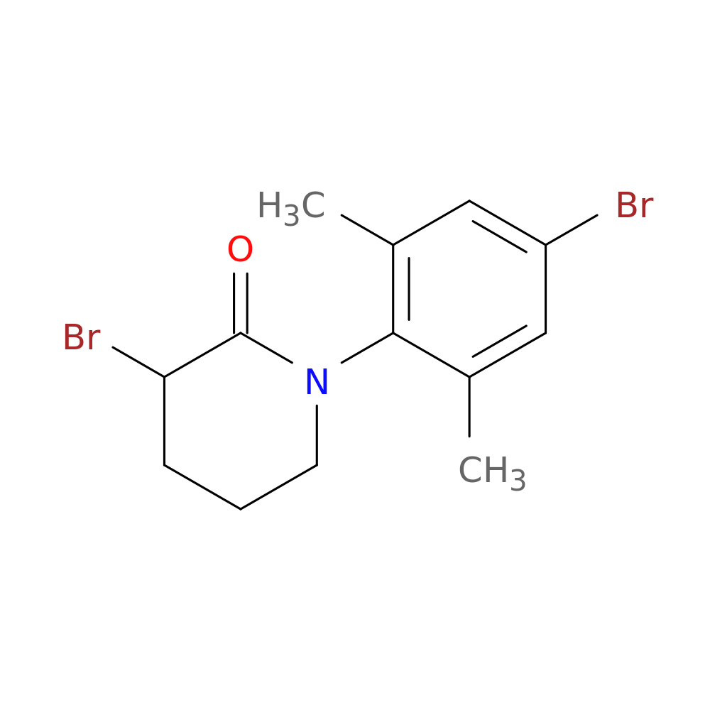 3-bromo-1-(4-bromo-2,6-dimethylphenyl)piperidin-2-one