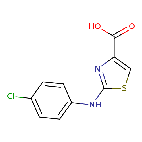 2-[(4-chlorophenyl)amino]-1,3-thiazole-4-carboxylic acid