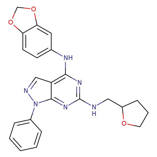 N4-(2H-1,3-benzodioxol-5-yl)-N6-[(oxolan-2-yl)methyl]-1-phenyl-1H-pyrazolo[3,4-d]pyrimidine-4,6-diamine