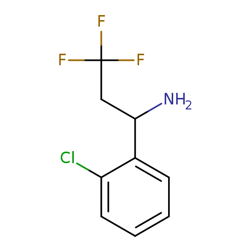 1-(2-chlorophenyl)-3,3,3-trifluoropropan-1-amine