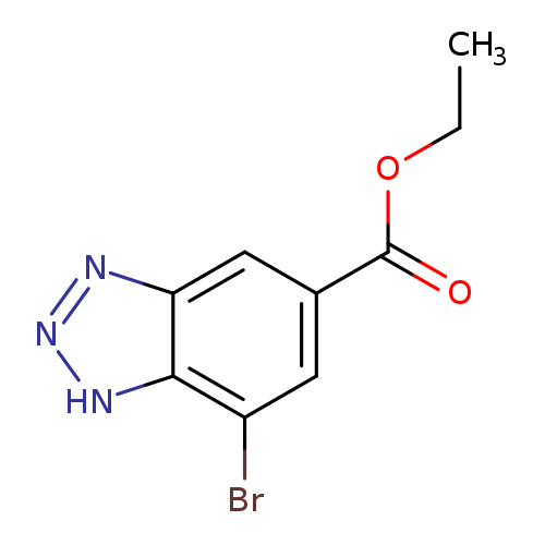 Ethyl 7-bromo-1H-1,2,3-benzotriazole-5-carboxylate