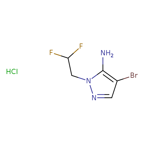 4-bromo-1-(2,2-difluoroethyl)-1H-pyrazol-5-aminehydrochloride