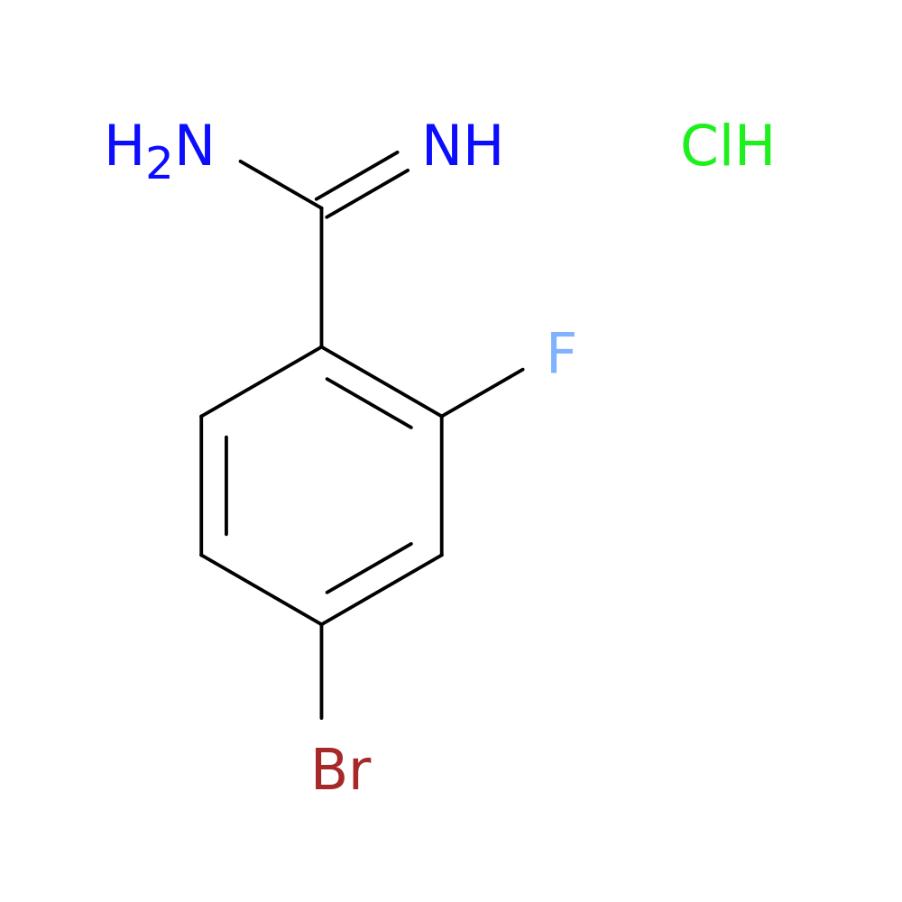 4-Bromo-2-fluorobenzimidamide hydrochloride