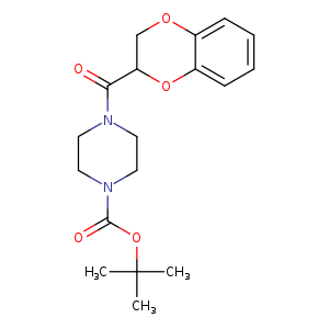 4-Boc-1-(1,4-benzodioxan-2-ylcarbonyl)piperazine