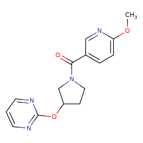 2-{[1-(6-methoxypyridine-3-carbonyl)pyrrolidin-3-yl]oxy}pyrimidine