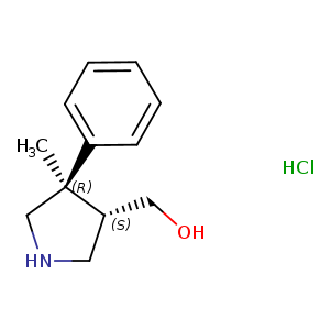 [(3S,4R)-4-Methyl-4-phenylpyrrolidin-3-yl]-methanol hydrochloride