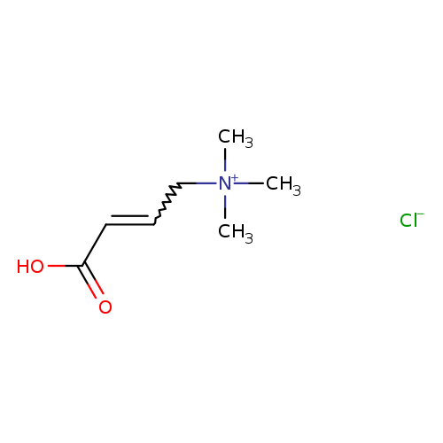 LEVOCARNITINE RELATED COMPOUND A (100 MG) (3-CARBOXY-N,N,N-TRIMETHYL-2-PROPEN-1-AMINIUM CHLORIDE)