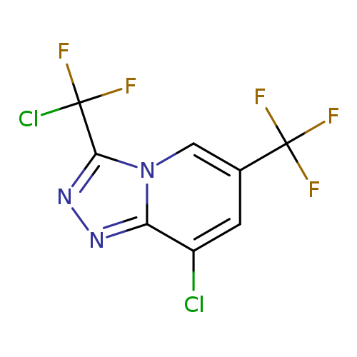 8-Chloro-3-(chlorodifluoromethyl)-6-(trifluoromethyl)-[1,2,4]triazolo[4,3-a]pyridine