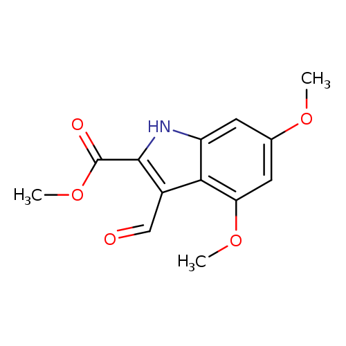 methyl 3-formyl-4,6-dimethoxy-1H-indole-2-carboxylate