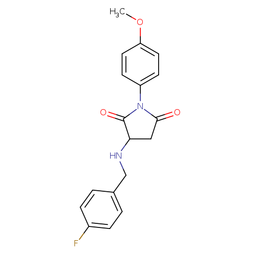 3-[(4-Fluorobenzyl)amino]-1-(4-methoxyphenyl)pyrrolidine-2,5-dione