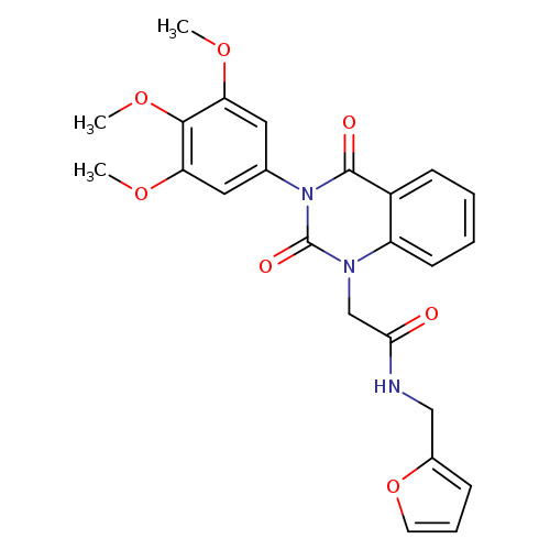 2-[2,4-dioxo-3-(3,4,5-trimethoxyphenyl)-1,2,3,4-tetrahydroquinazolin-1-yl]-N-[(furan-2-yl)methyl]acetamide