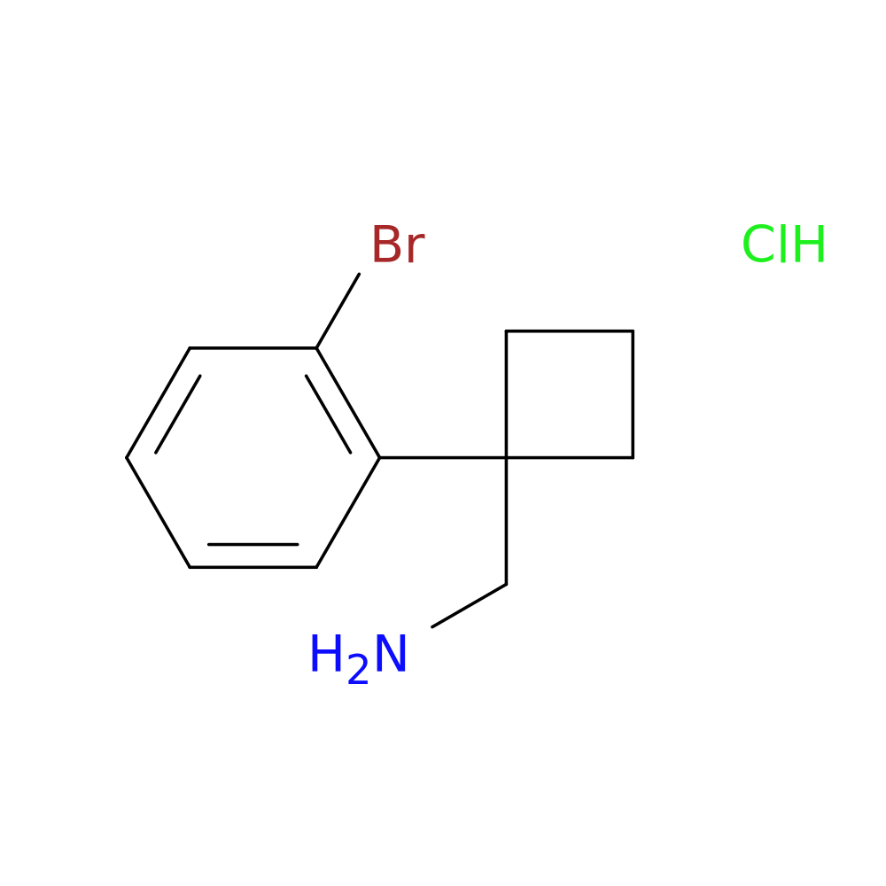 [1-(2-Bromophenyl)cyclobutyl]methanamine hydrochloride