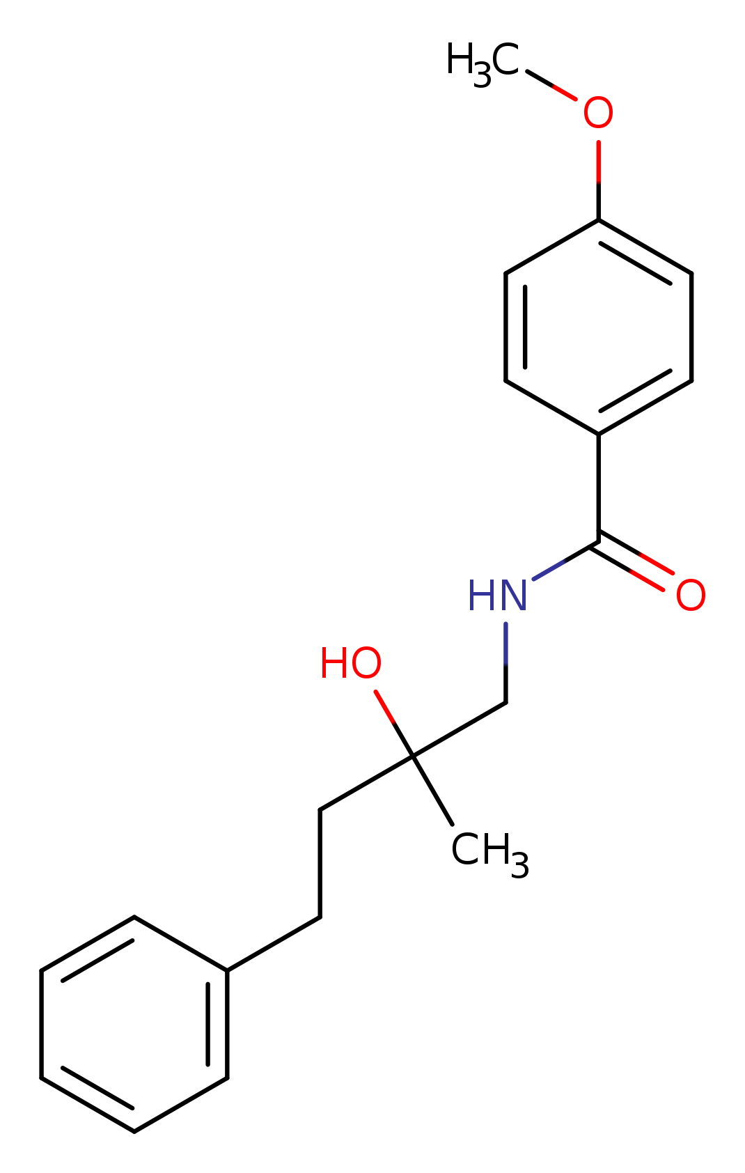 N-(2-hydroxy-2-methyl-4-phenylbutyl)-4-methoxybenzamide
